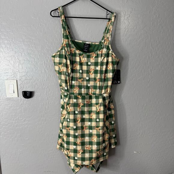 Disney Winnie the Pooh Tigger Floral Print Active Dress Plus Size 3 33543384 - Picture 1 of 6